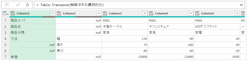 入れ替えた結果